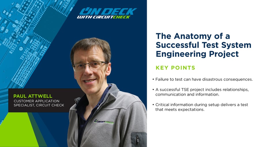 On Deck with Circuit Check - The Anatomy of a Successful Test System Engineering Project