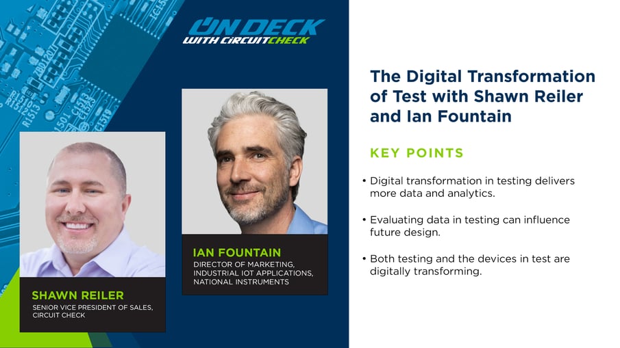 On Deck with Circuit Check - The Digital Transformation of Test Podcast